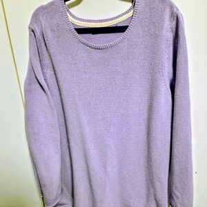 XL Gudrun Sjoden Women's Lavender Sweater